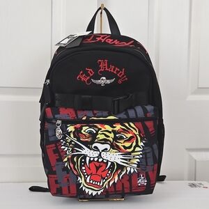 Ed Hardy NWT Tiger Backpack Unisex
